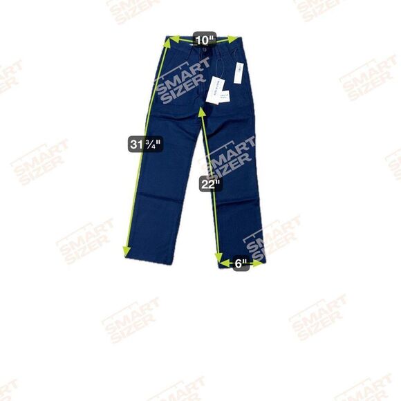 Old Navy Boys Built-In Flex Uniform Pants Reinforced Slim Fit 8 Navy Blue NEW - Picture 5 of 5